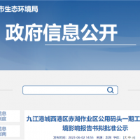 設計年通過能力600萬噸！江西九江一碼頭工程即將開建
