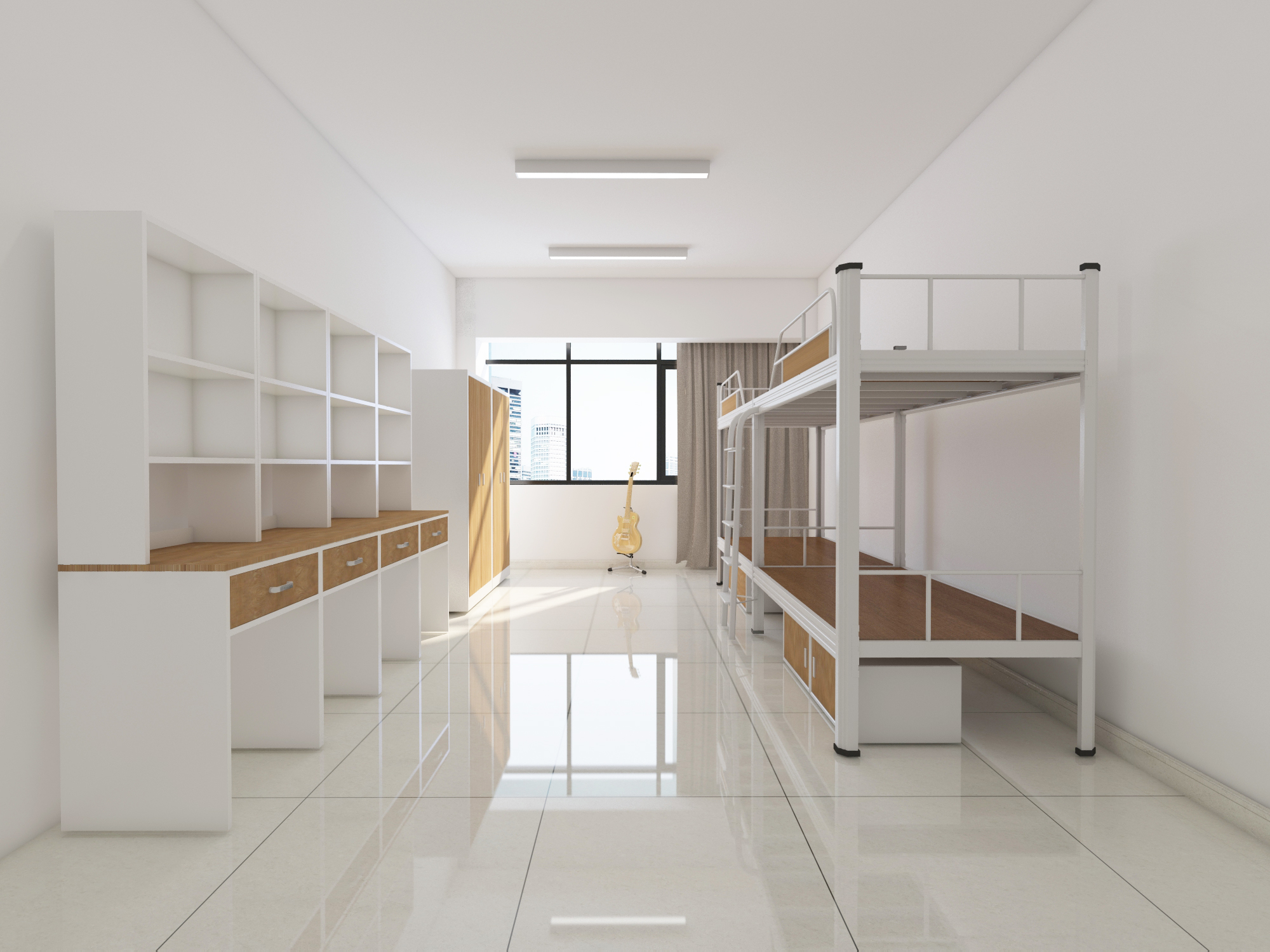 是什么讓雙層鐵床成為宿舍家具？